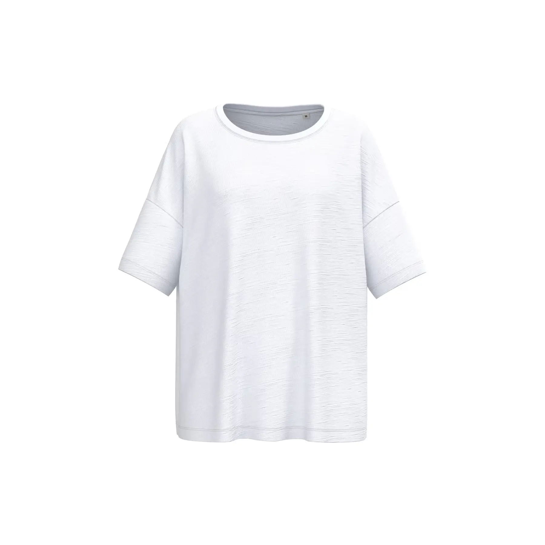 Öko-freundliches Oversize Slub T-Shirt für Damen Spasso