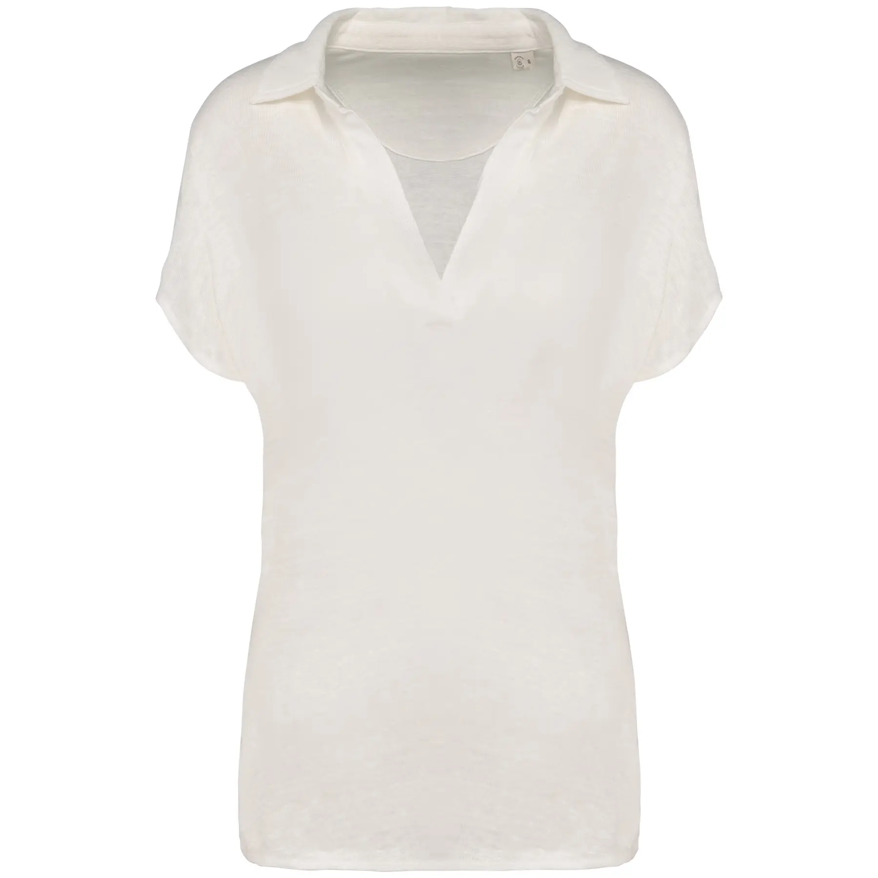 Polo-Shirt aus Leinen, Damen Spasso
