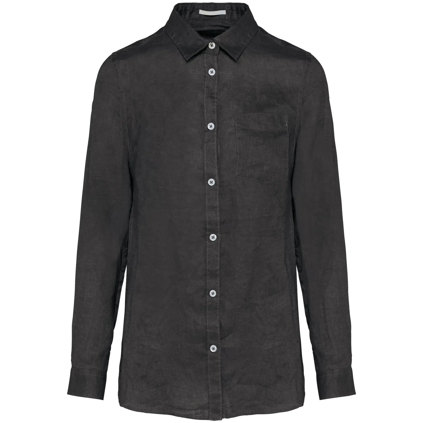 Spasso Women's Gris Linen Shirt
