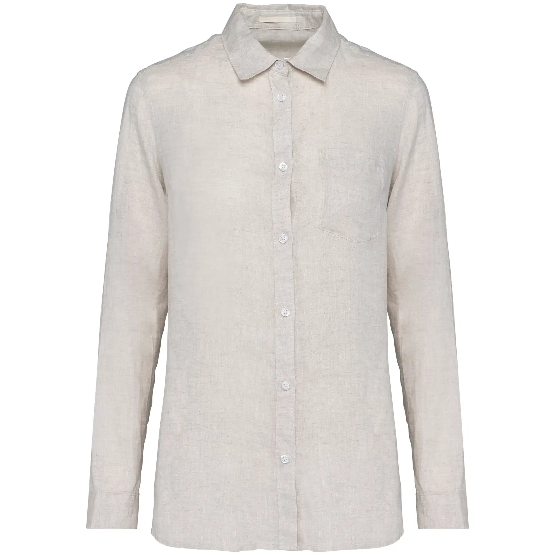 Spasso Women's Blanc Linen Shirt