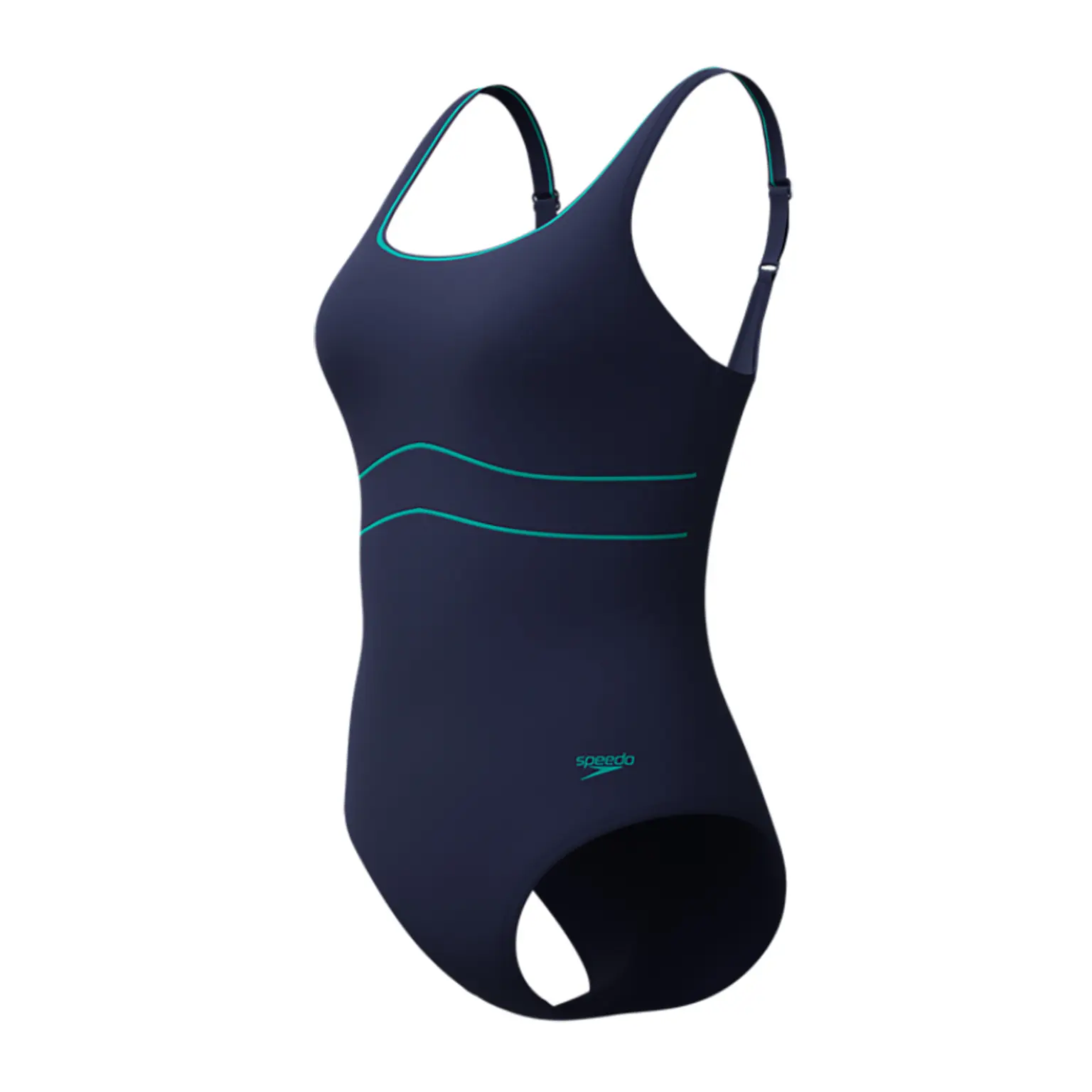 Badeanzug, Damen Speedo Solid Contour Eclipse