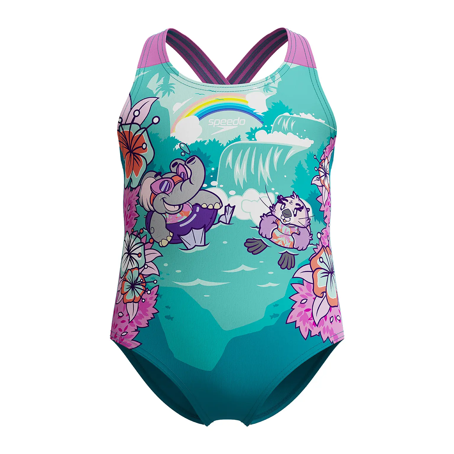Einteiler Badeanzug Baby Mädchen Speedo XB