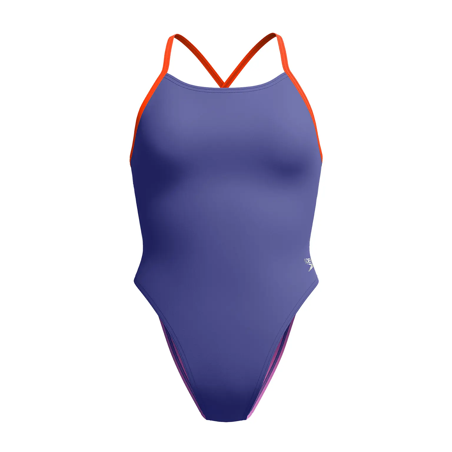 Speedo Solid Tie Back Zwemkleding Blauw UK 26 Vrouw