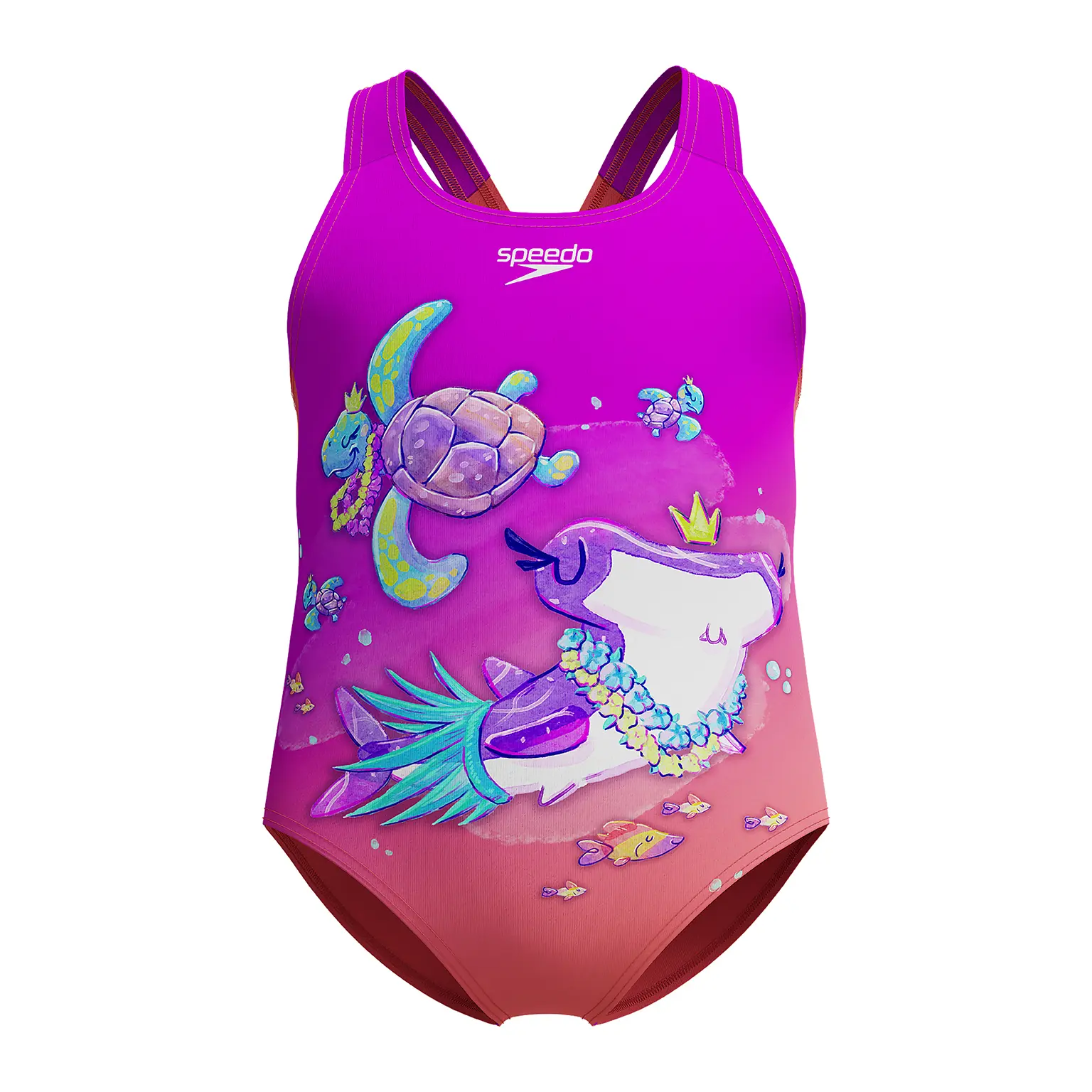 1-delig zwempak voor babymeisjes Speedo Placem Print