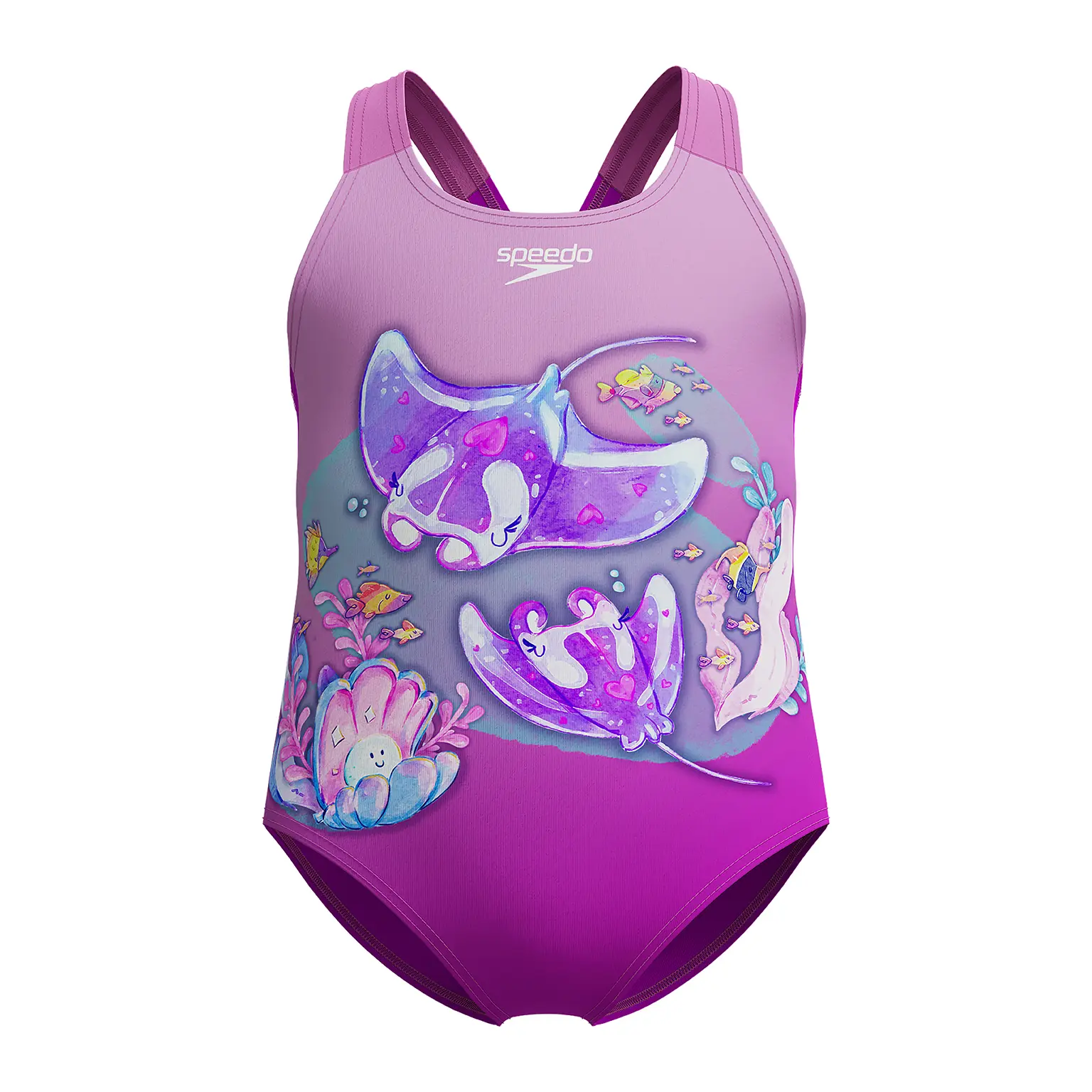 Einteiler Badeanzug Baby Mädchen Speedo Placem Print