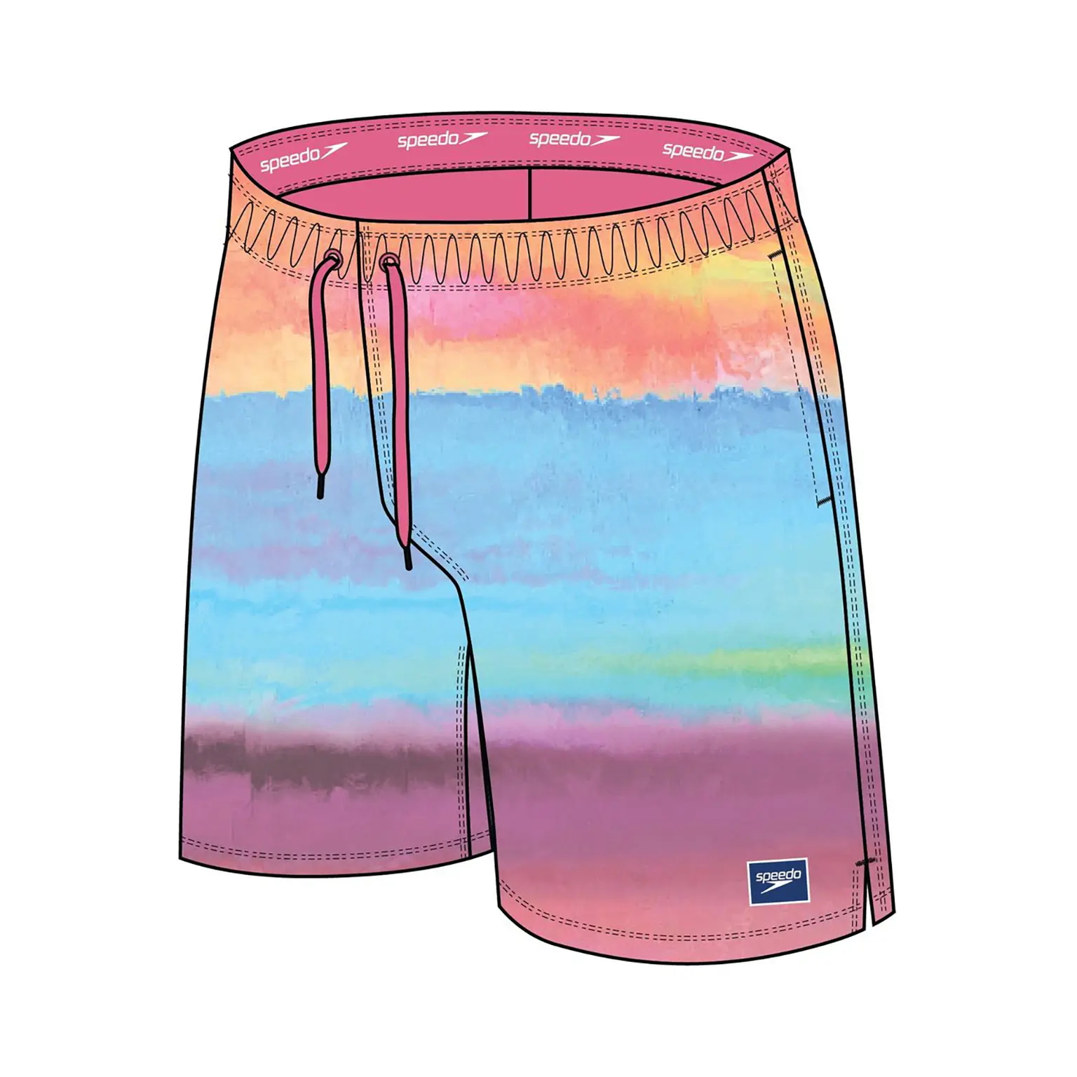 Badehose Speedo New Engineered Print Volley 17