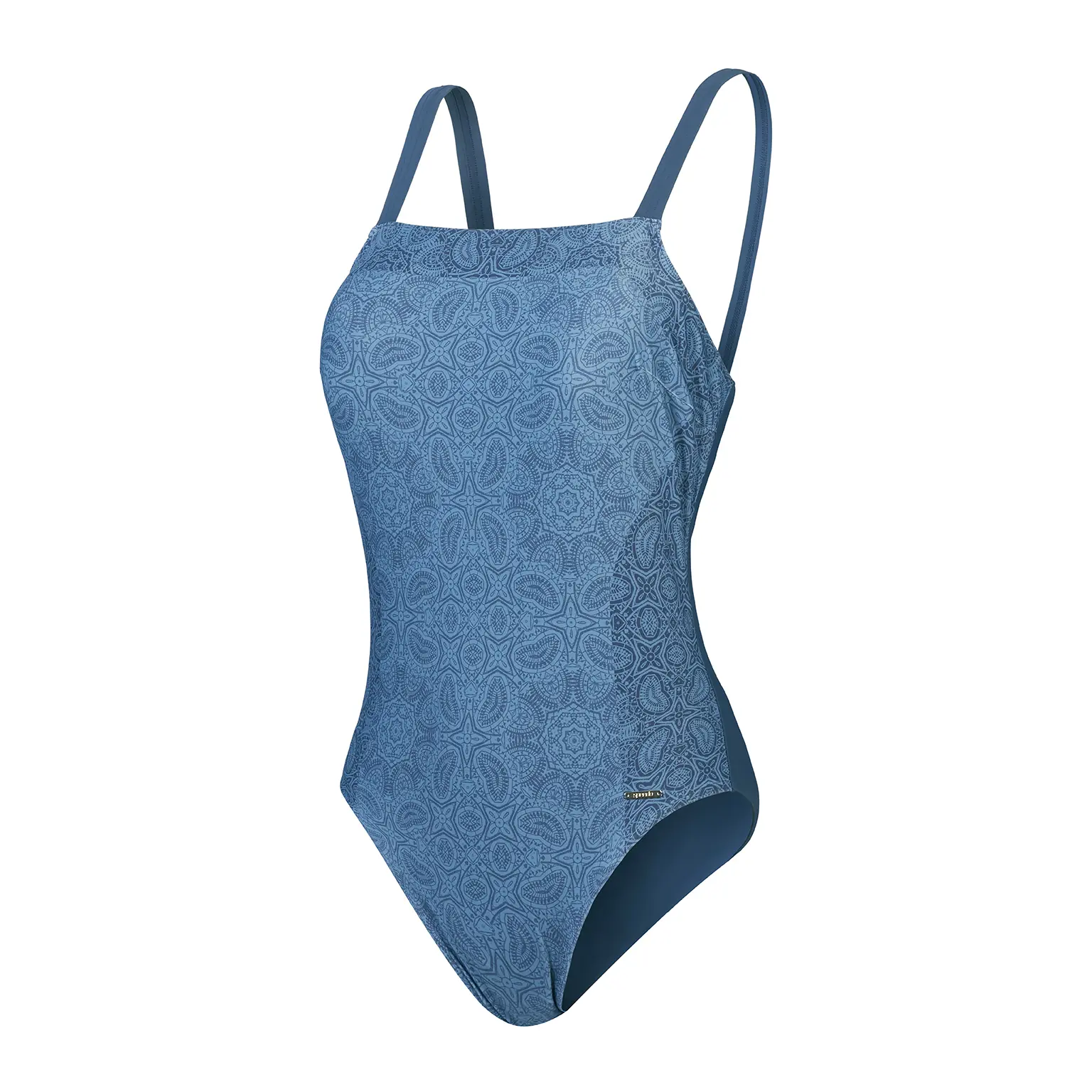 Badeanzug, Damen Speedo Square Neck Print