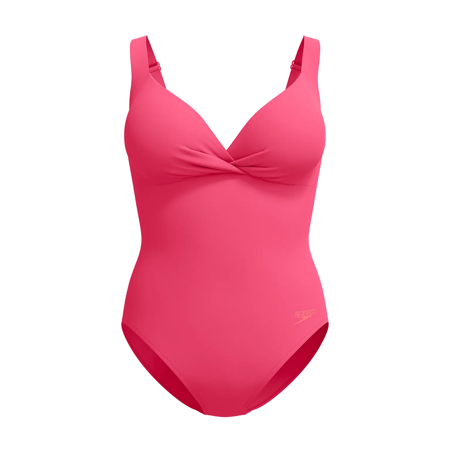 Women's 1-piece Swimsuit Speedo Solid Cross Knot