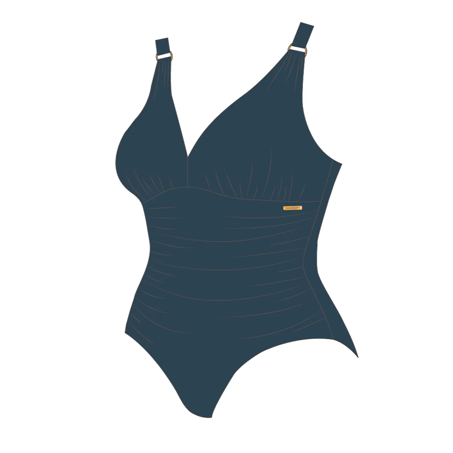 Badeanzug Damen V-Ausschnitt Speedo