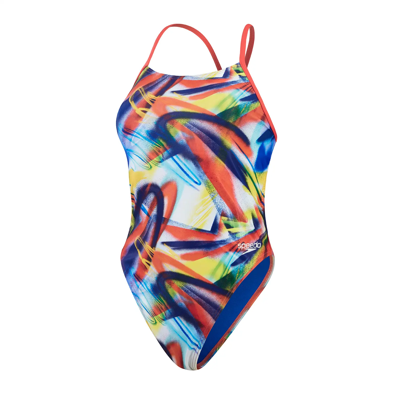 Badeanzug, Damen Speedo End+ Allov Dig Lattice Tie-Back