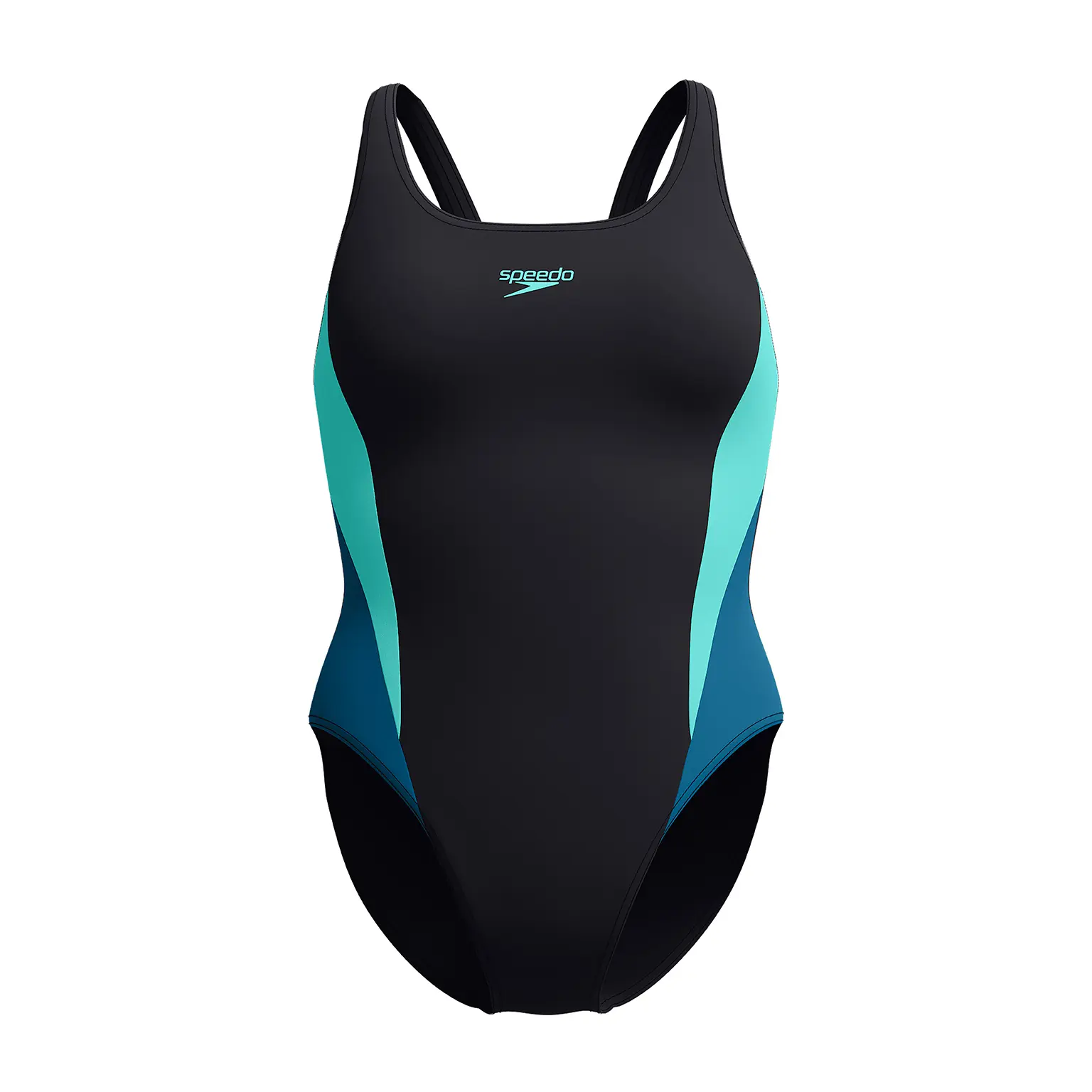 Dames zwempak uit 1 stuk Speedo Colorblock Splice 2.0