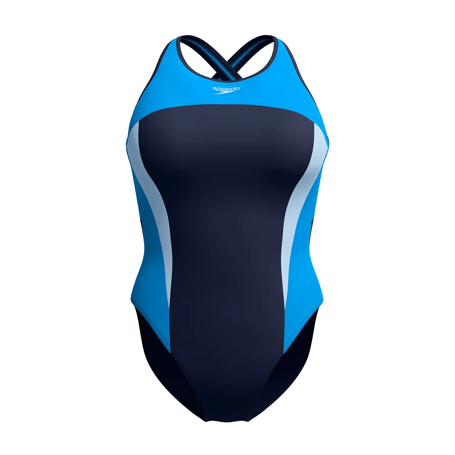 Badeanzug, Damen Speedo End+ Hi Neck Splice XB