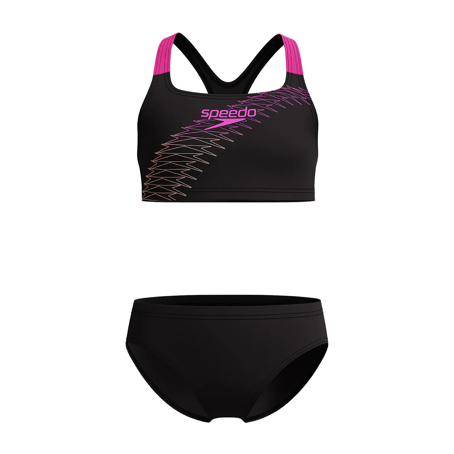 Bikini für Mädchen Speedo Medley Logo Racerback