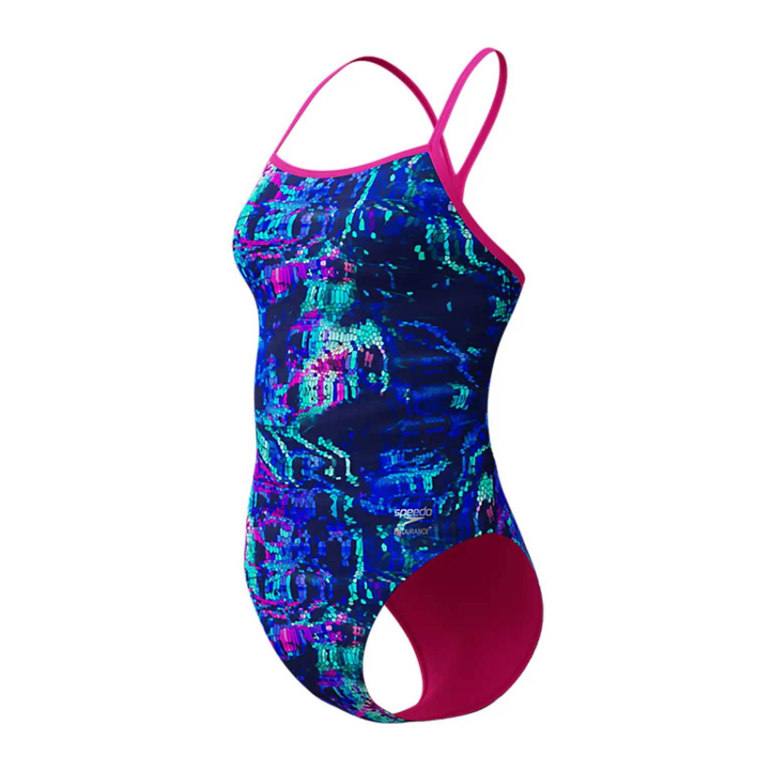 Bedruckter Badeanzug, Damen Speedo V-Back 2.0