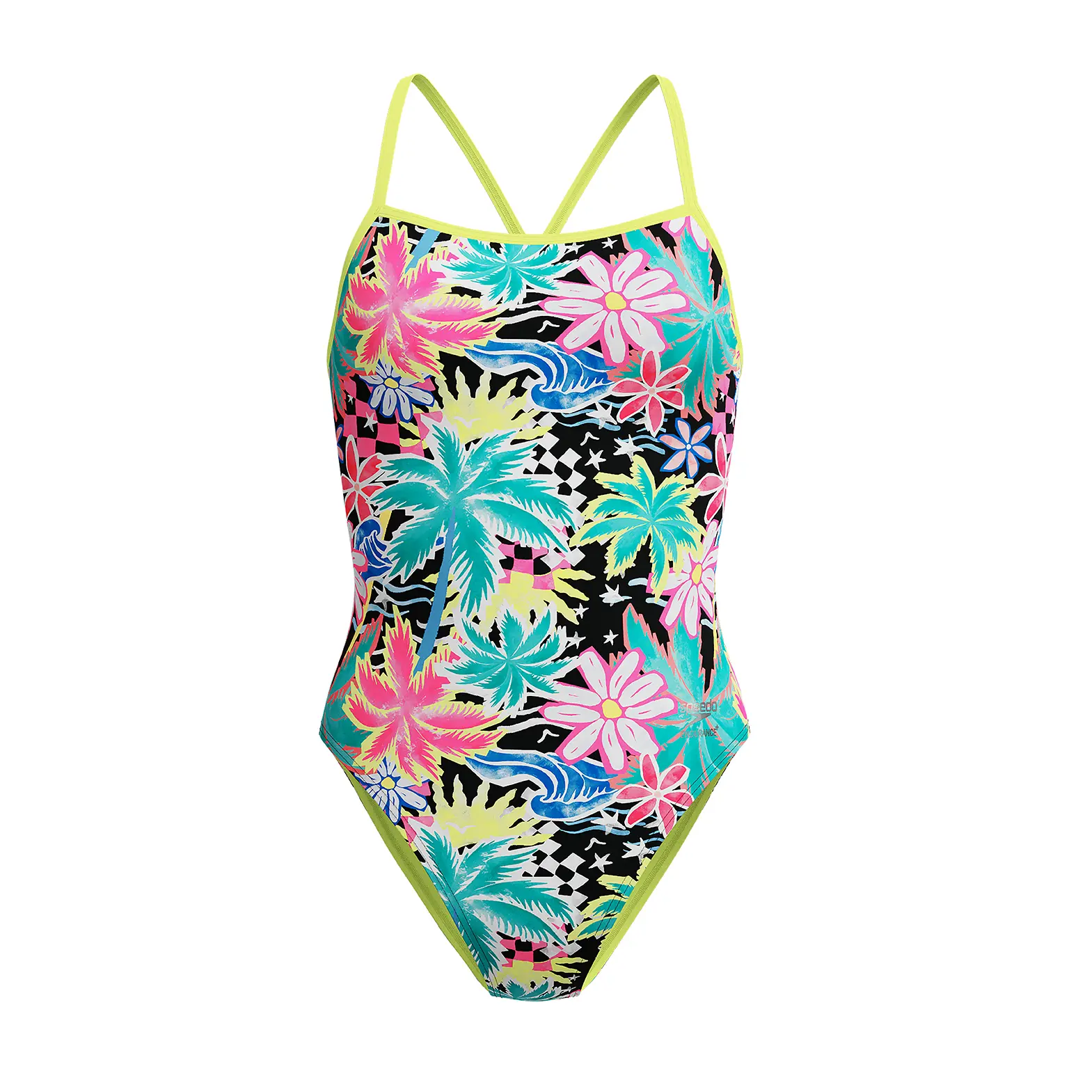 Bedruckter Badeanzug, Damen Speedo V-Back 2.0