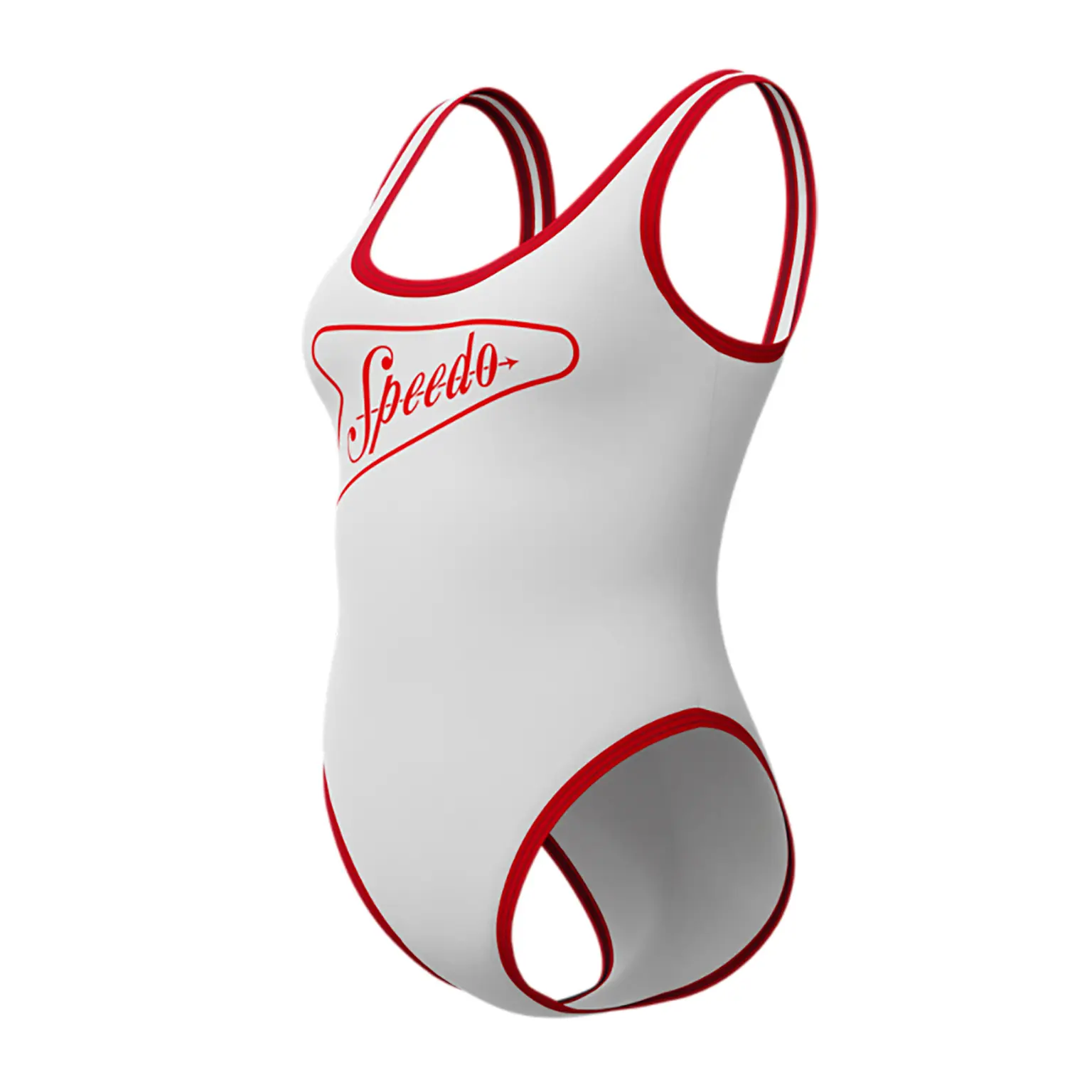 Badeanzug, Damen Speedo Solid Bound Scoop