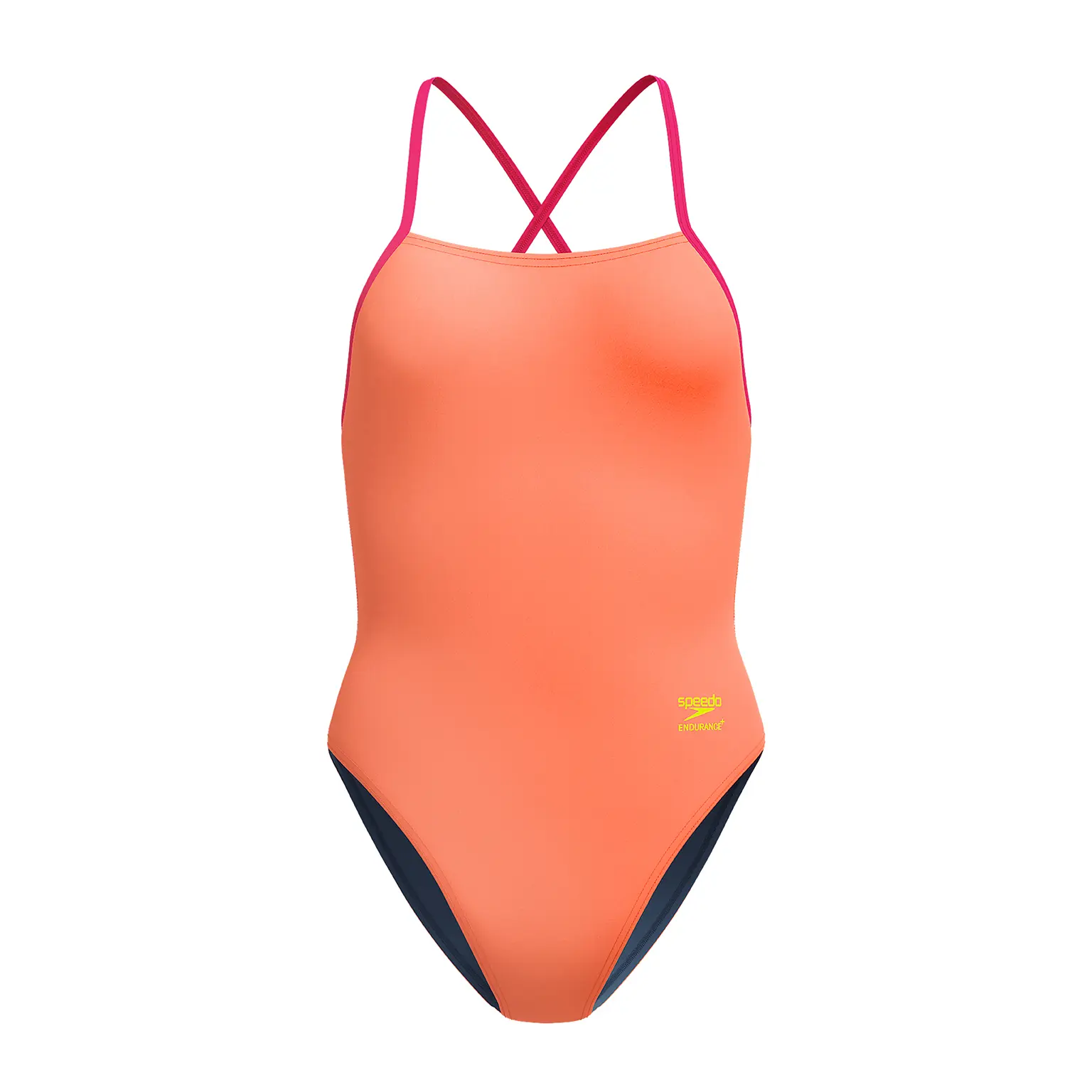 Speedo Fl Solid Tie Back Zwemkleding Oranje UK 32 Vrouw