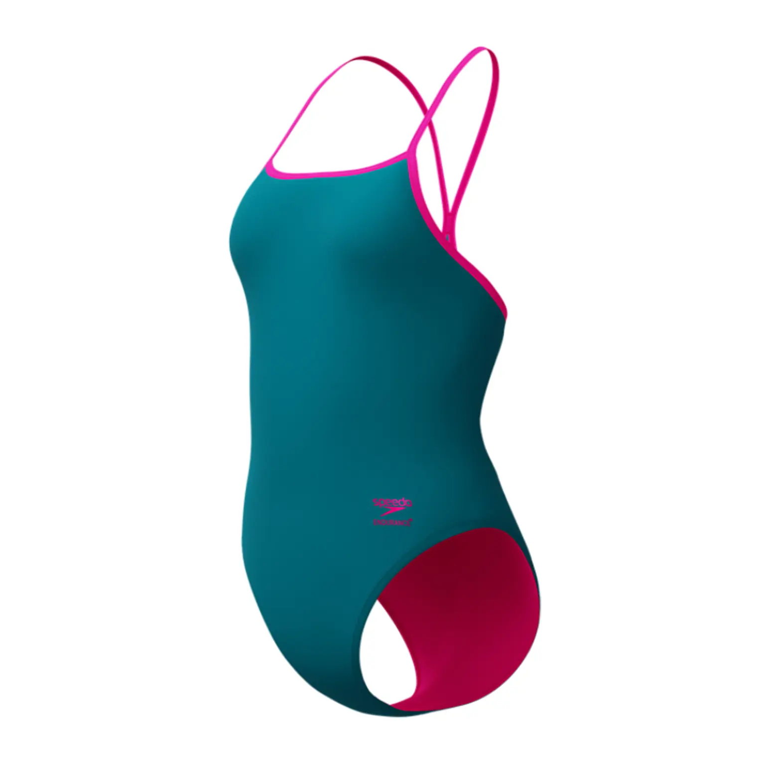 Badeanzug, Damen Speedo Solid Turnback