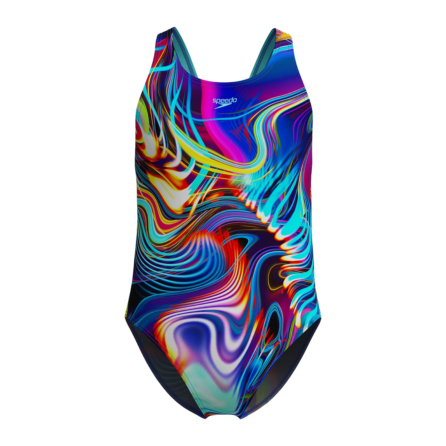 Eing piece Badeshorts bedruckt Mädchen Speedo