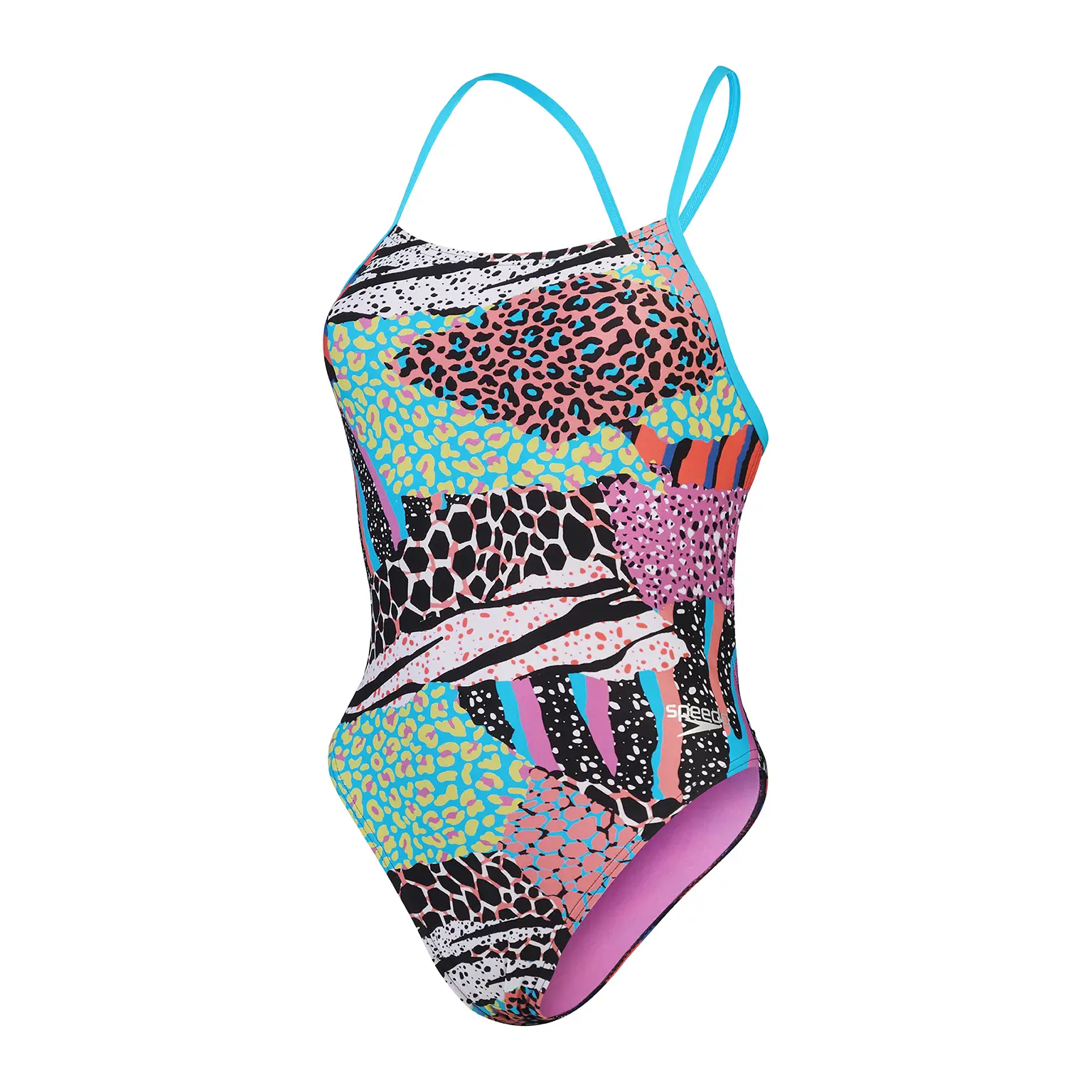 Badeanzug, Damen Speedo End+ Allov Dig Tie Back