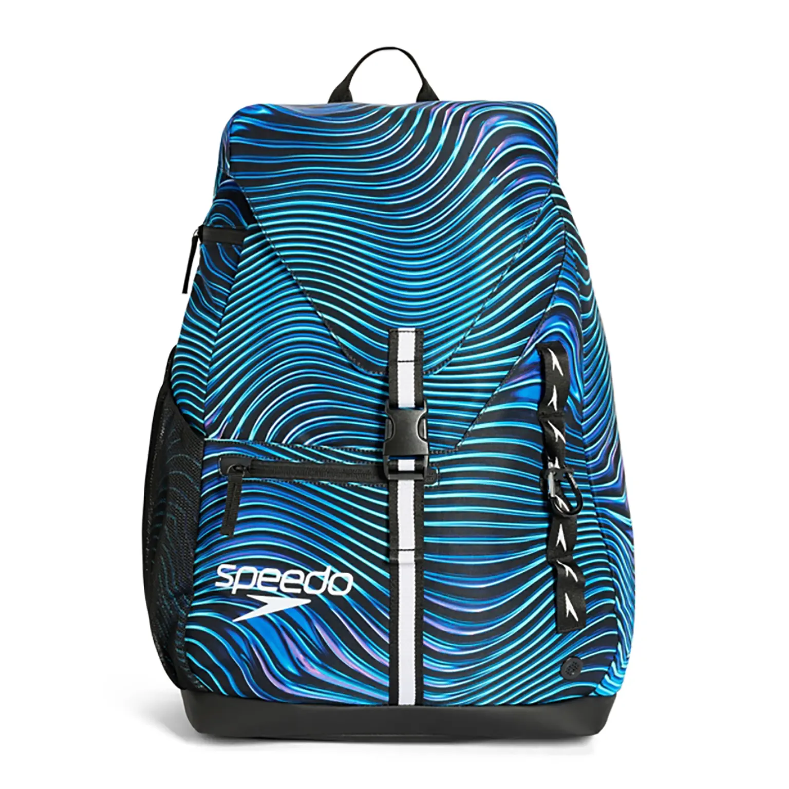 Speedo Rugtas 35L Team Bag Printed Zwart/Blauw