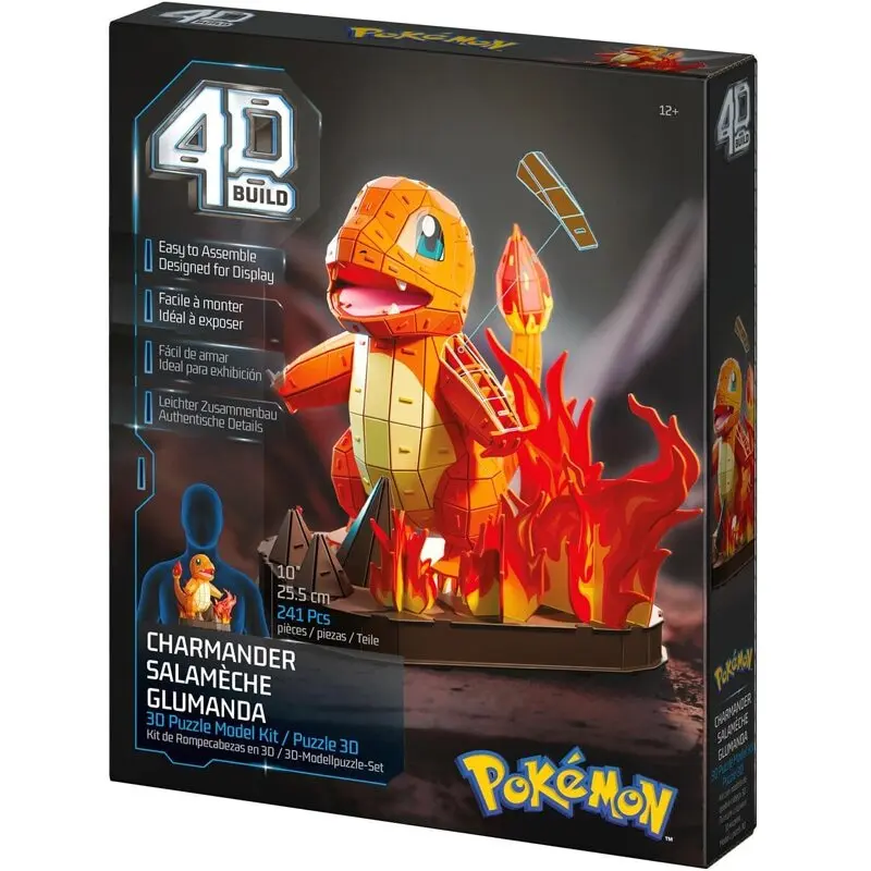 Puzzle 241 Teile Spin Master 4D Salameche Pokemon