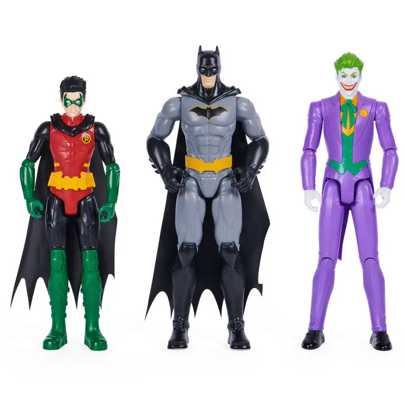 0778988344651 - DC Universe Spielfigur Batman 30 cm Figuren-Set aus Batman (Rebirth) Robin und Joker