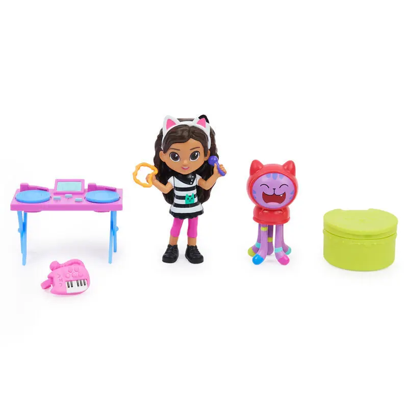 0778988374177 - Gabby*s Dollhouse Spielfigur Gabbys Dollhouse Cat-tivity Kitty Karaoke Party