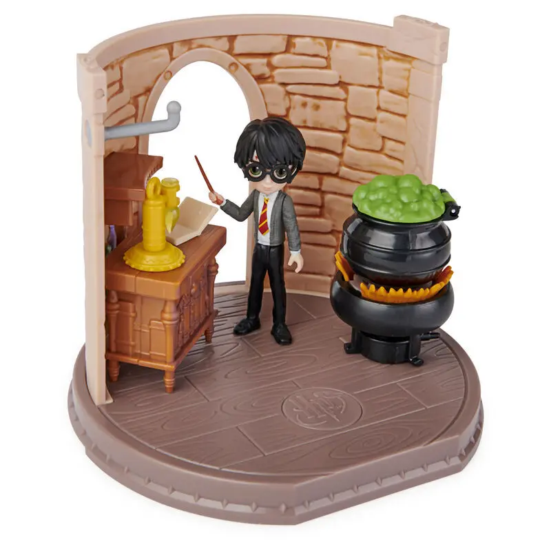 0778988398258 - Wizarding World Harry Potter Spielfigur Wizarding World Harry Potter - Hogwarts Zaubertränke Klassenzimmer Spielset mit exklusiver Harry Potter Sammelfigur