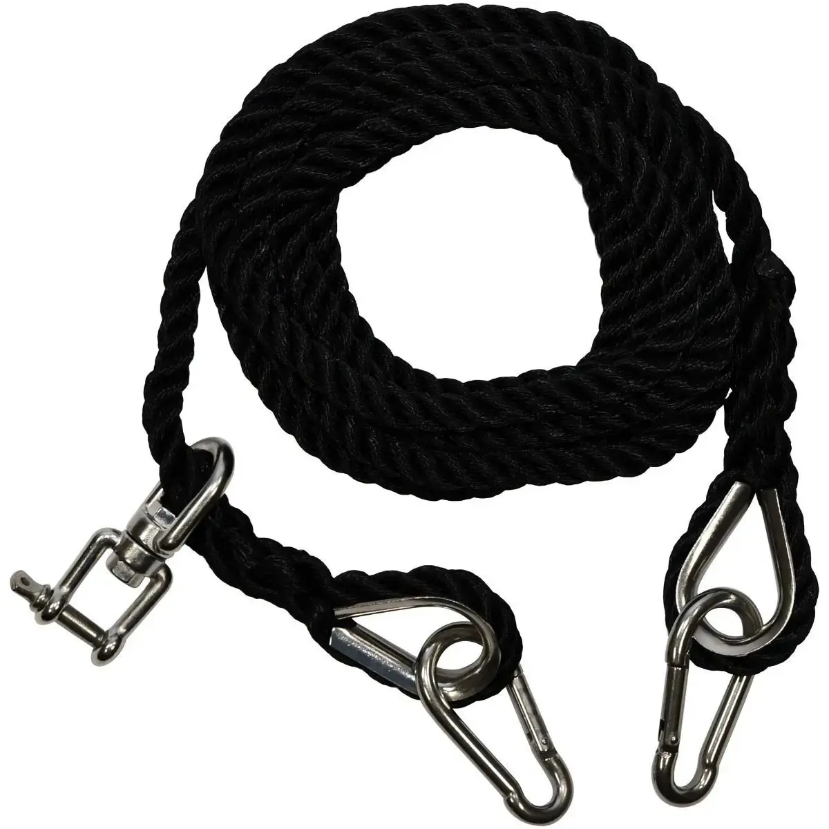 Anlege-Seil mit Karabiner aus rostfreiem Stahl Spinera