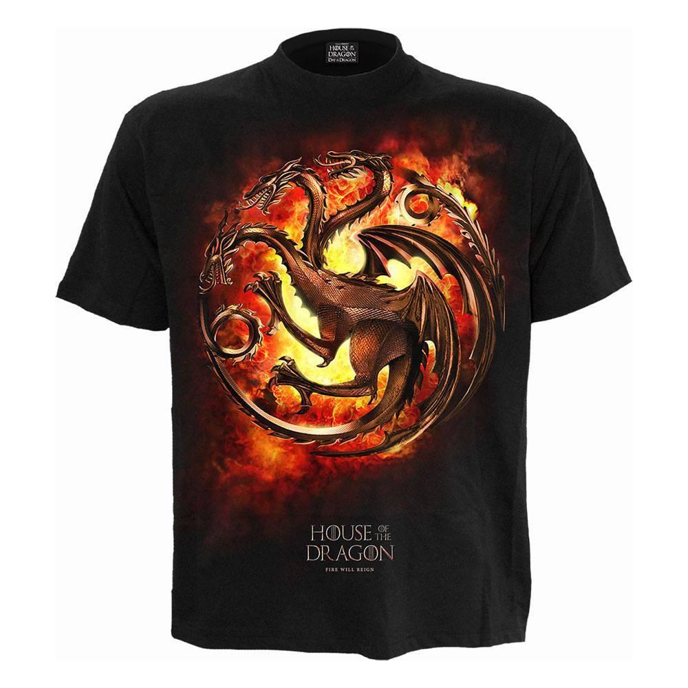 5055800681237 - T-Shirt House of the Dragon-Dragon Flames