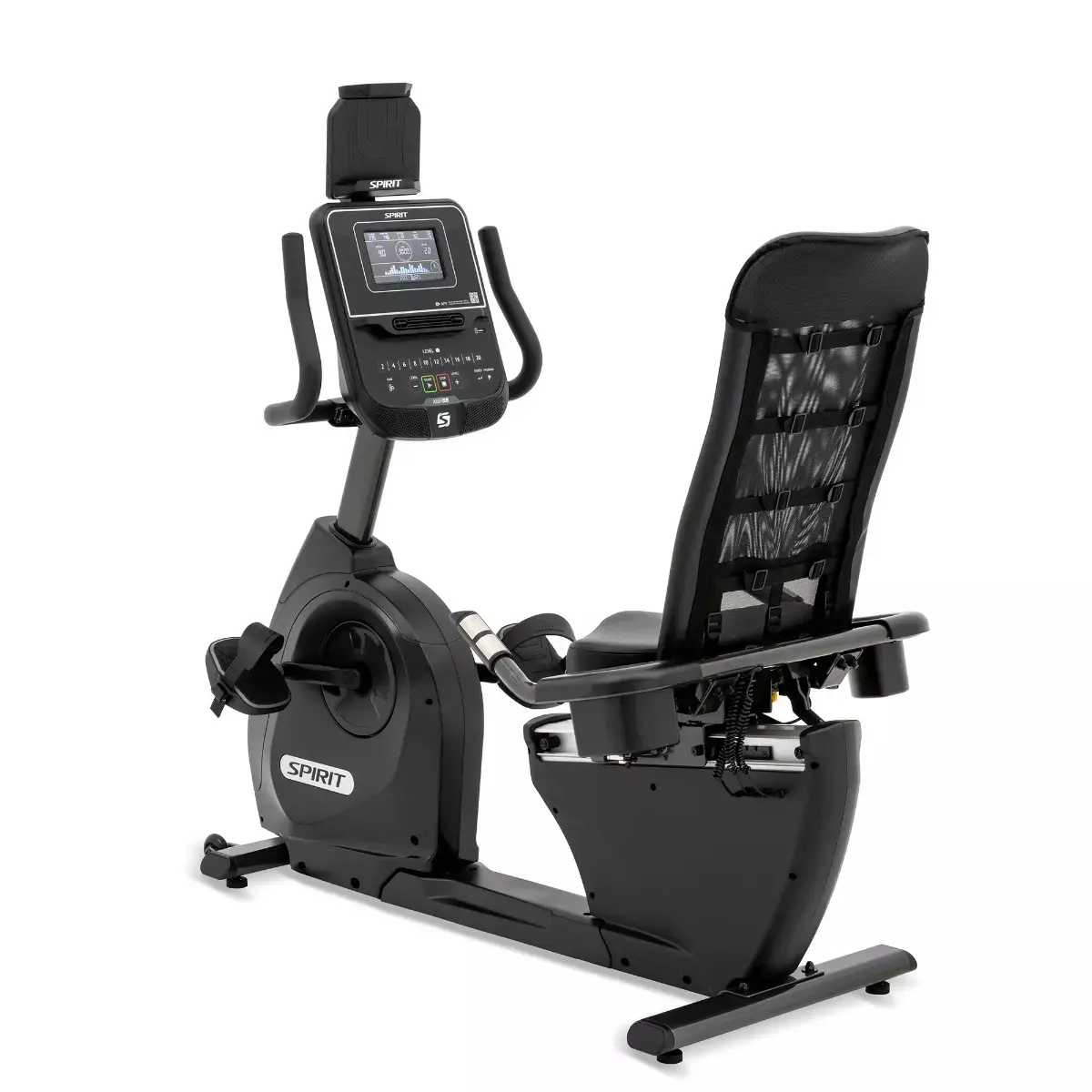 Spirit Fitness XBU55ENT Hometrainer met 25,6 cm Touchscreen