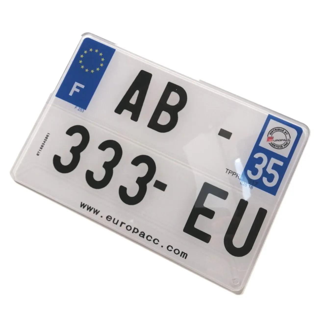 Nummerplaat motorfiets SPM