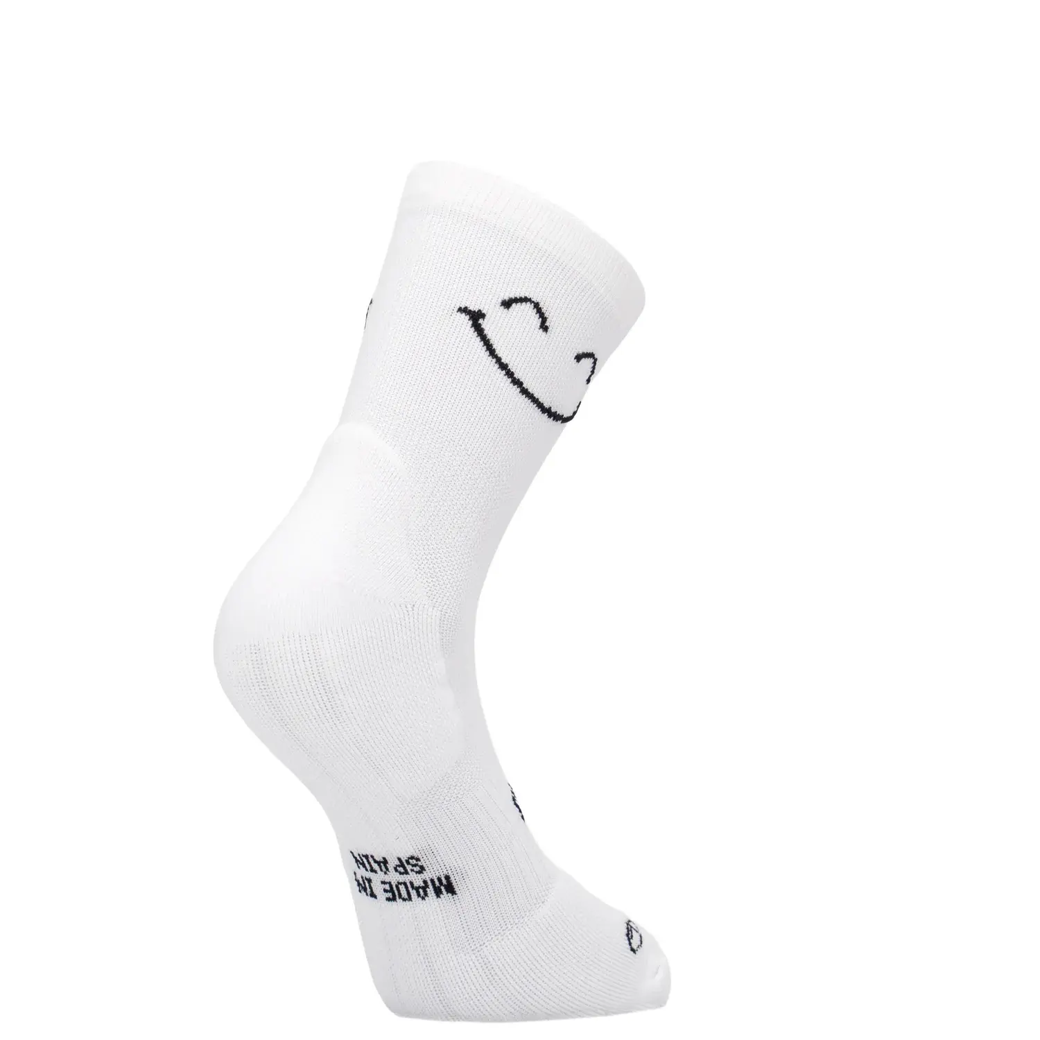 Sporcks Unisex Blanc Running Socks Happy Mode