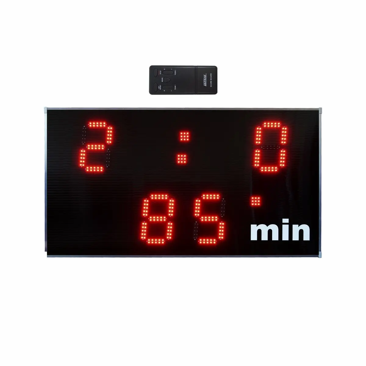 Sporti Panneau d'affichage 9 minutes avec télécommande Derby, Noir, Taille TU