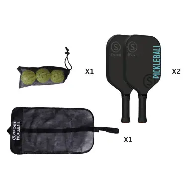 Pickleball-Set aus Holz Sporti Outdoor