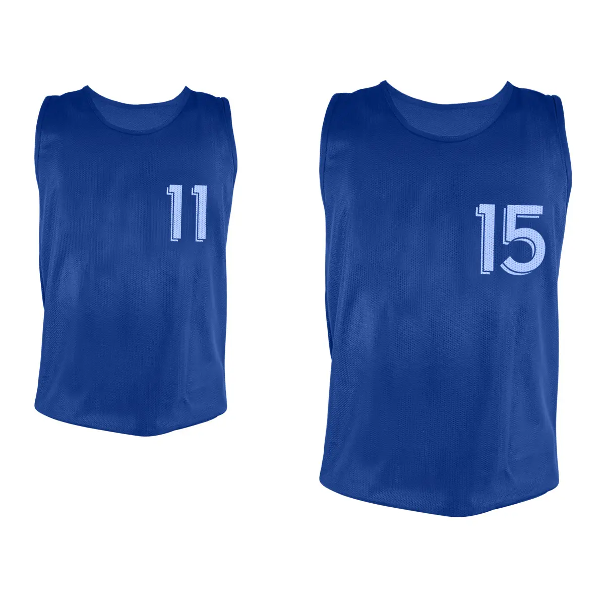 Nummerierte Chasubles von 11 bis 15 Sporti (x5)