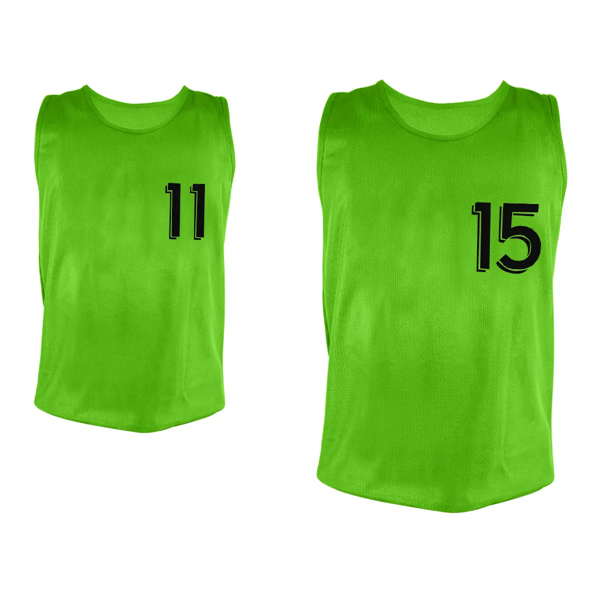 Nummerierte Chasubles von 11 bis 15 Sporti (x5)