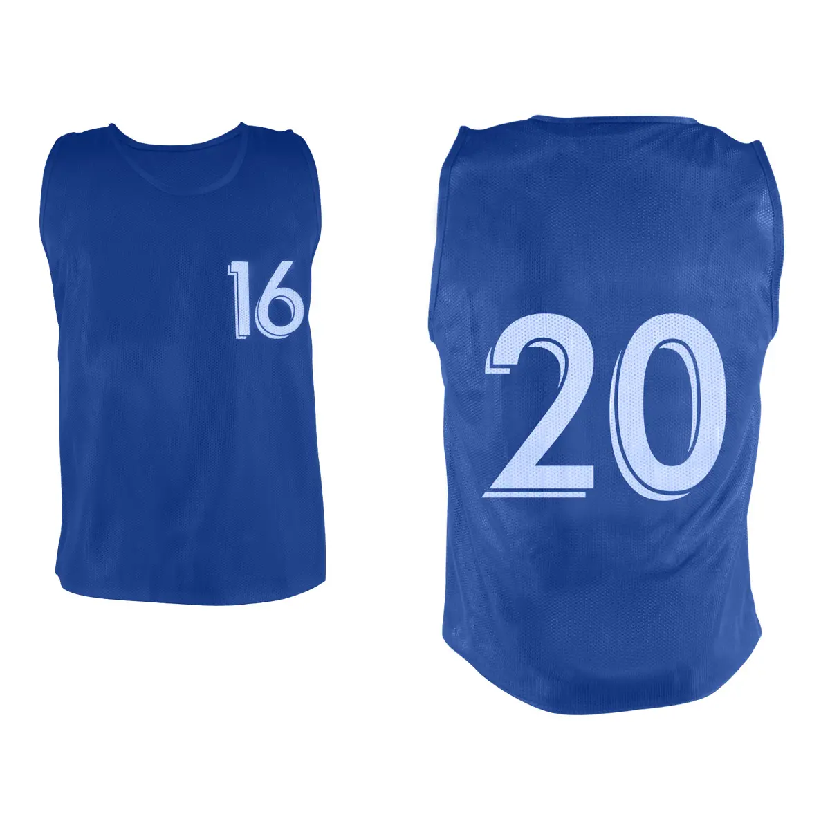 Nummerierte Chasuble von 16 bis 20 Sporti (x5)