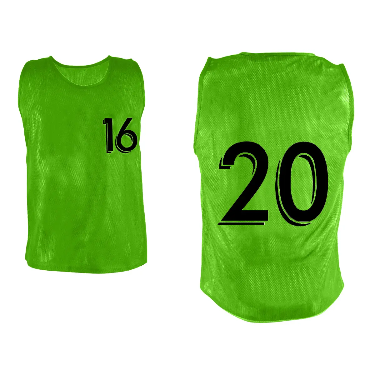 Nummerierte Chasuble von 16 bis 20 Sporti (x5)