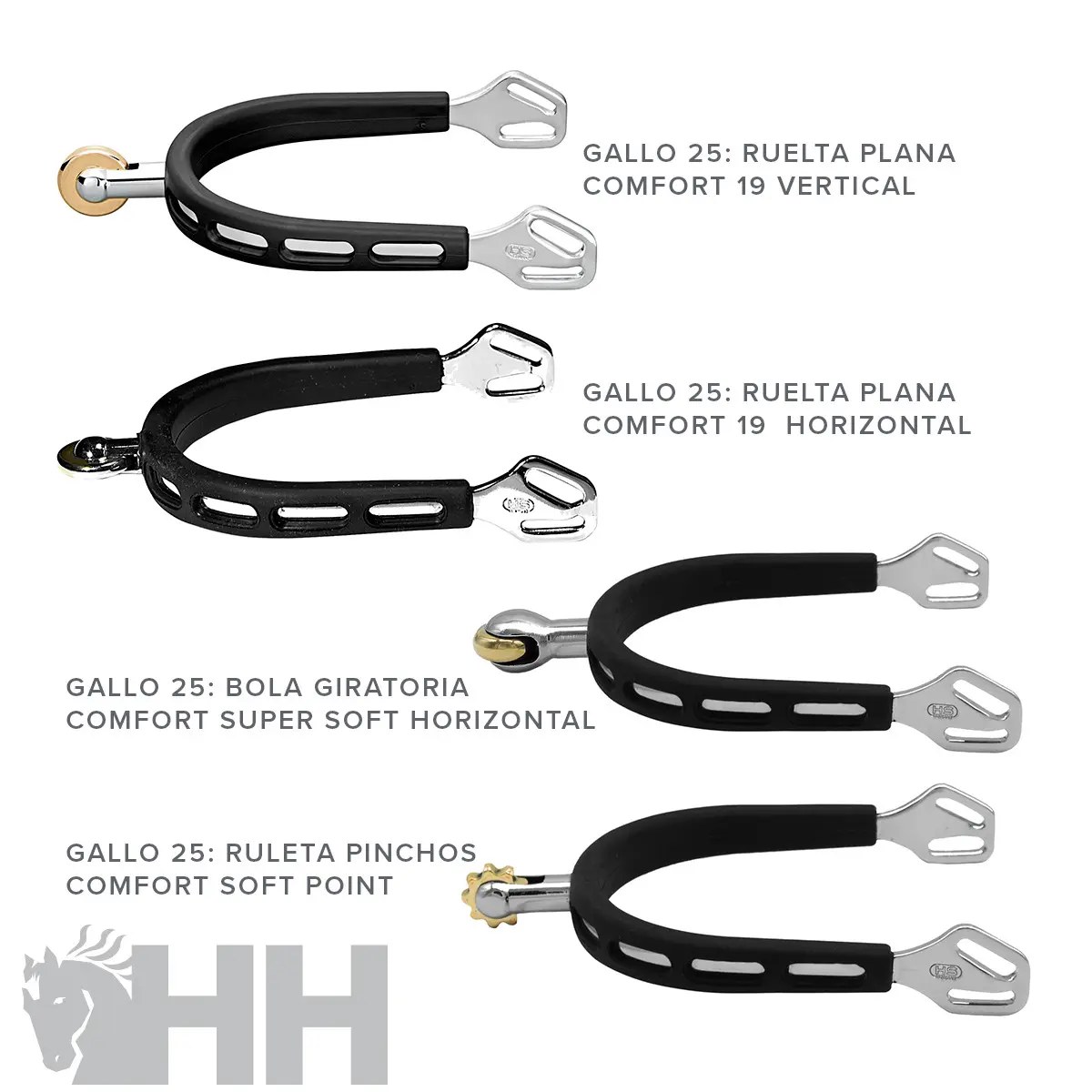 Comparer les prix de Éperon d'équitation à pointe sphérique vertical Sprenger Ultrafit Extra