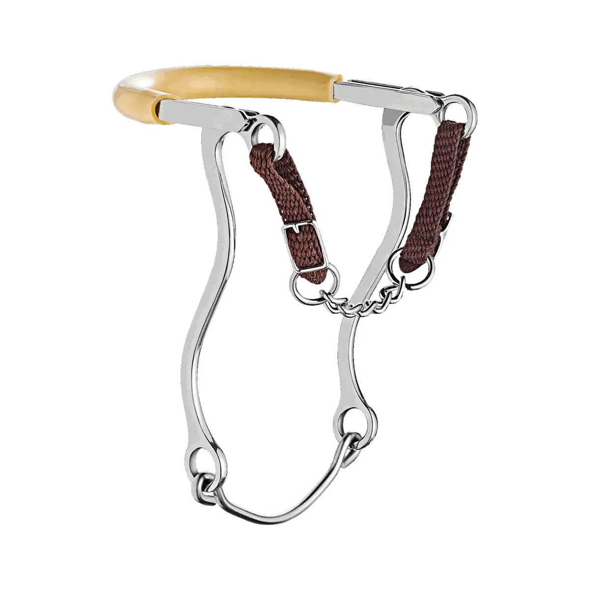 Comparer les prix de Mors pour cheval avec chaîne doublée en caoutchouc Sprenger Basic Hackamore