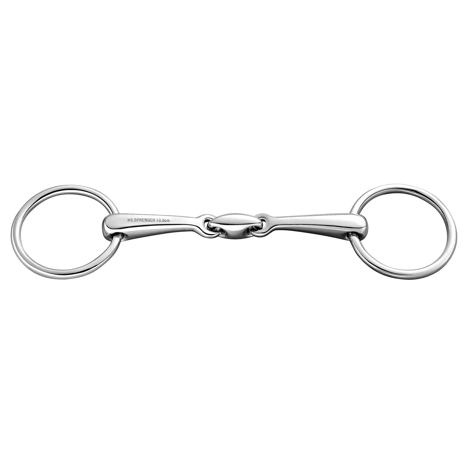 Mors 2 anneaux de bride pour cheval à double brisure Sprenger