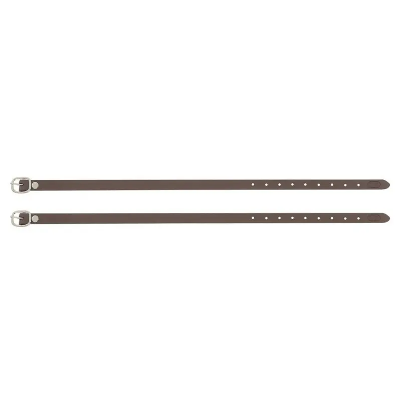 Sprenger Marron Leather Spur Straps For Horses Biothan