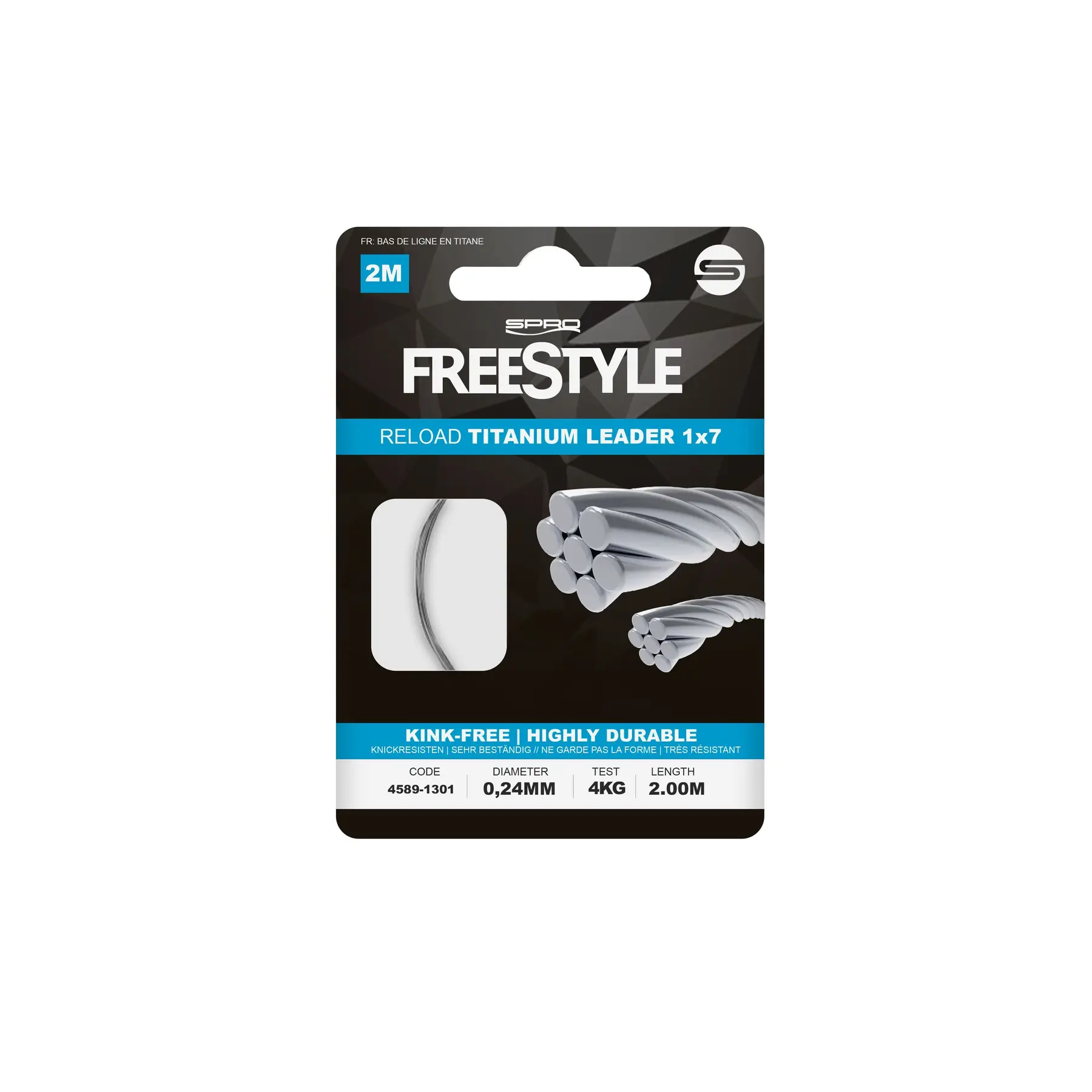 Vordere Reihe Spro FreeStyle Reload Leader 0,40 mm