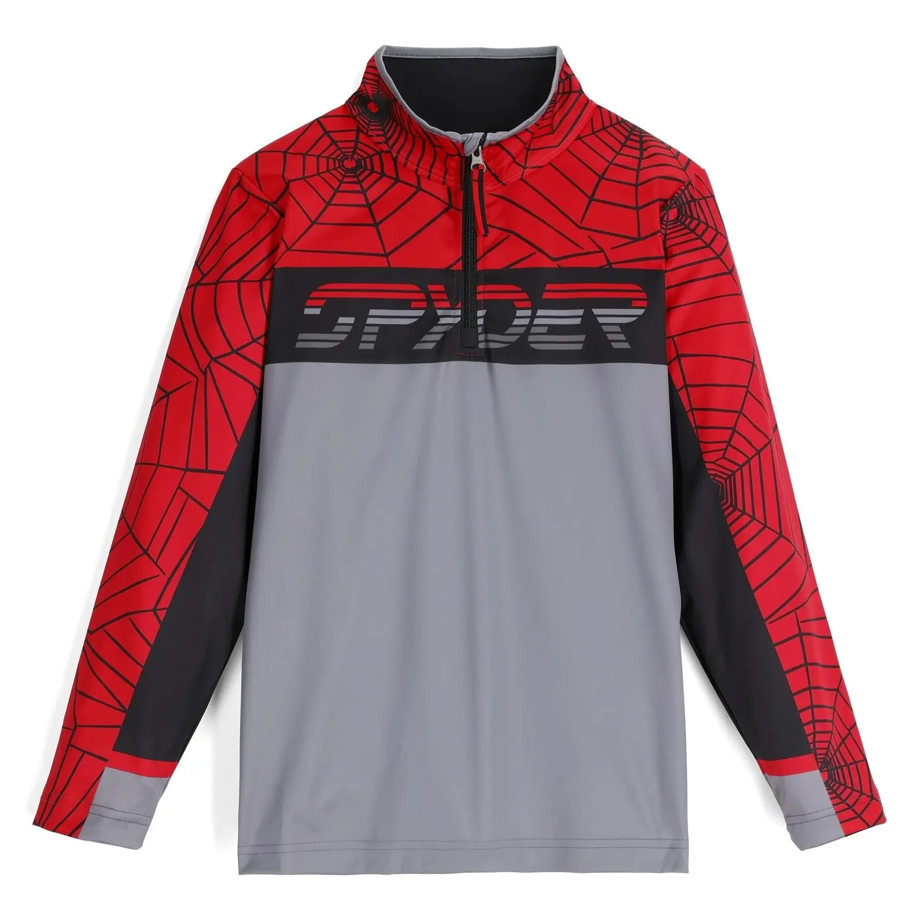 Langarmshirt mit 1/2 Zip für Kinder Spyder Ryder