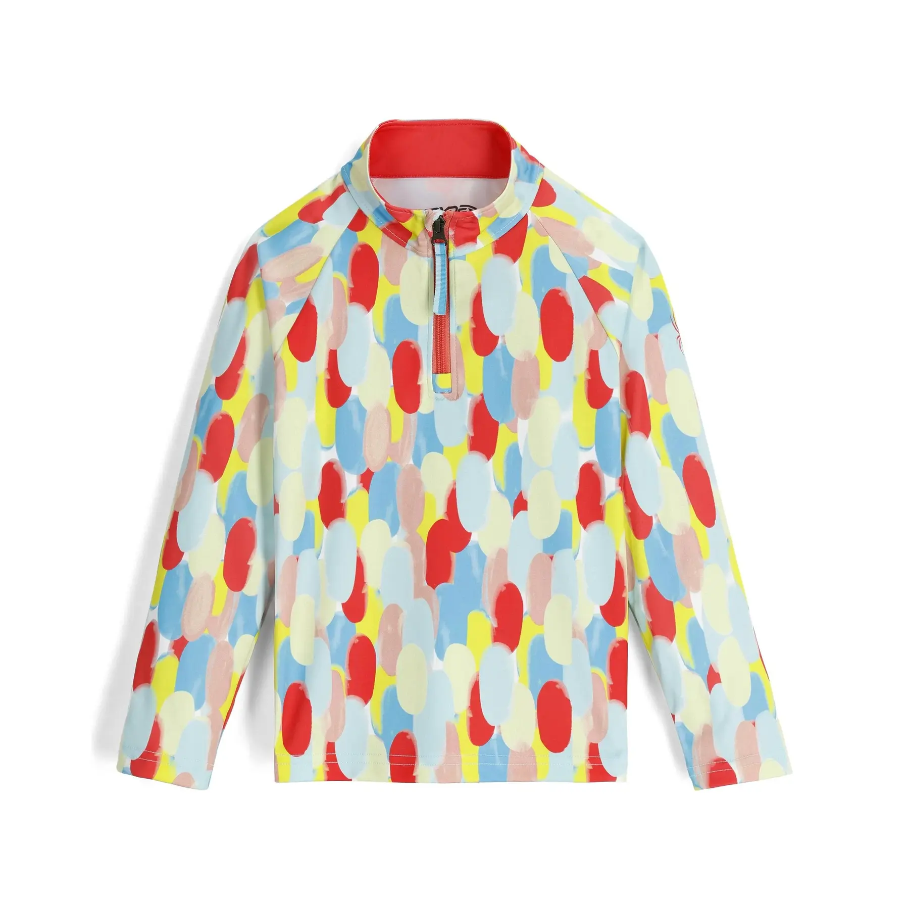 Langarmshirt 1/2 Reißverschluss für Mädchen Baby Spyder Reflect