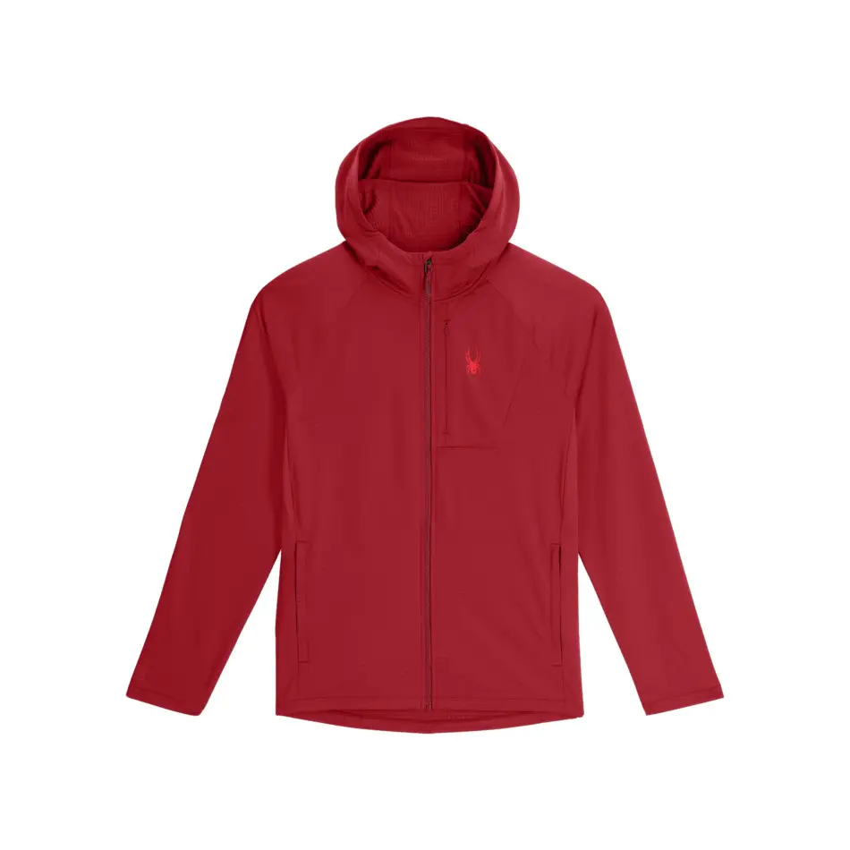 Hooded Fleece Spyder Gridweb