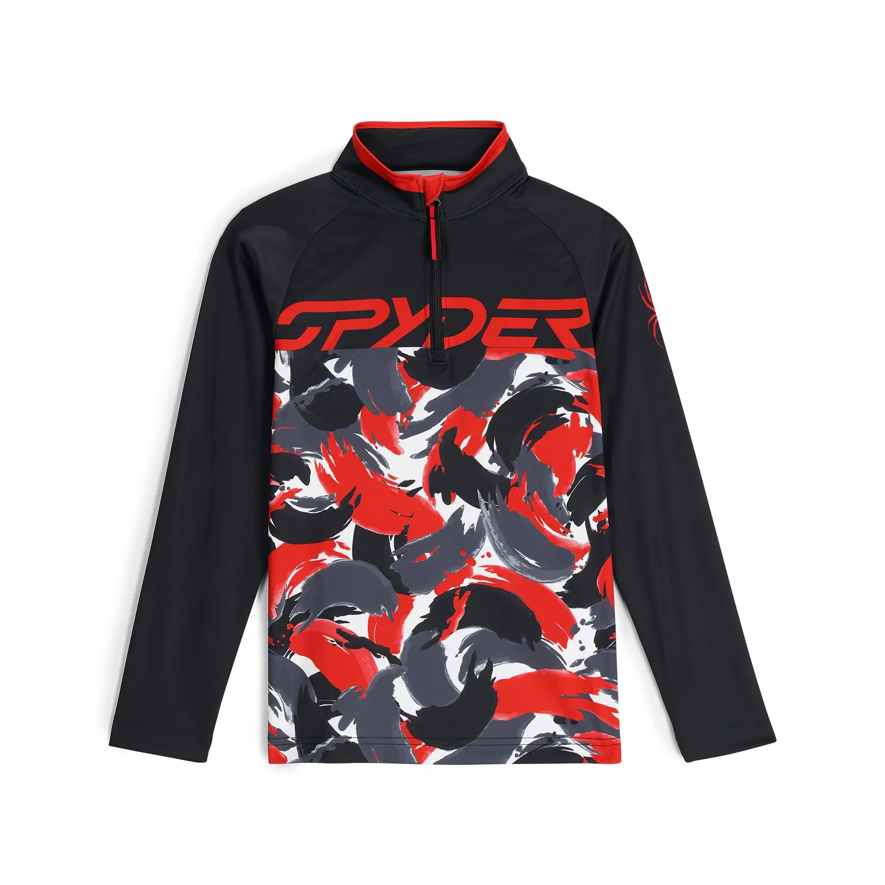 Skijacke 1/2 Reißverschluss Spyder Camo