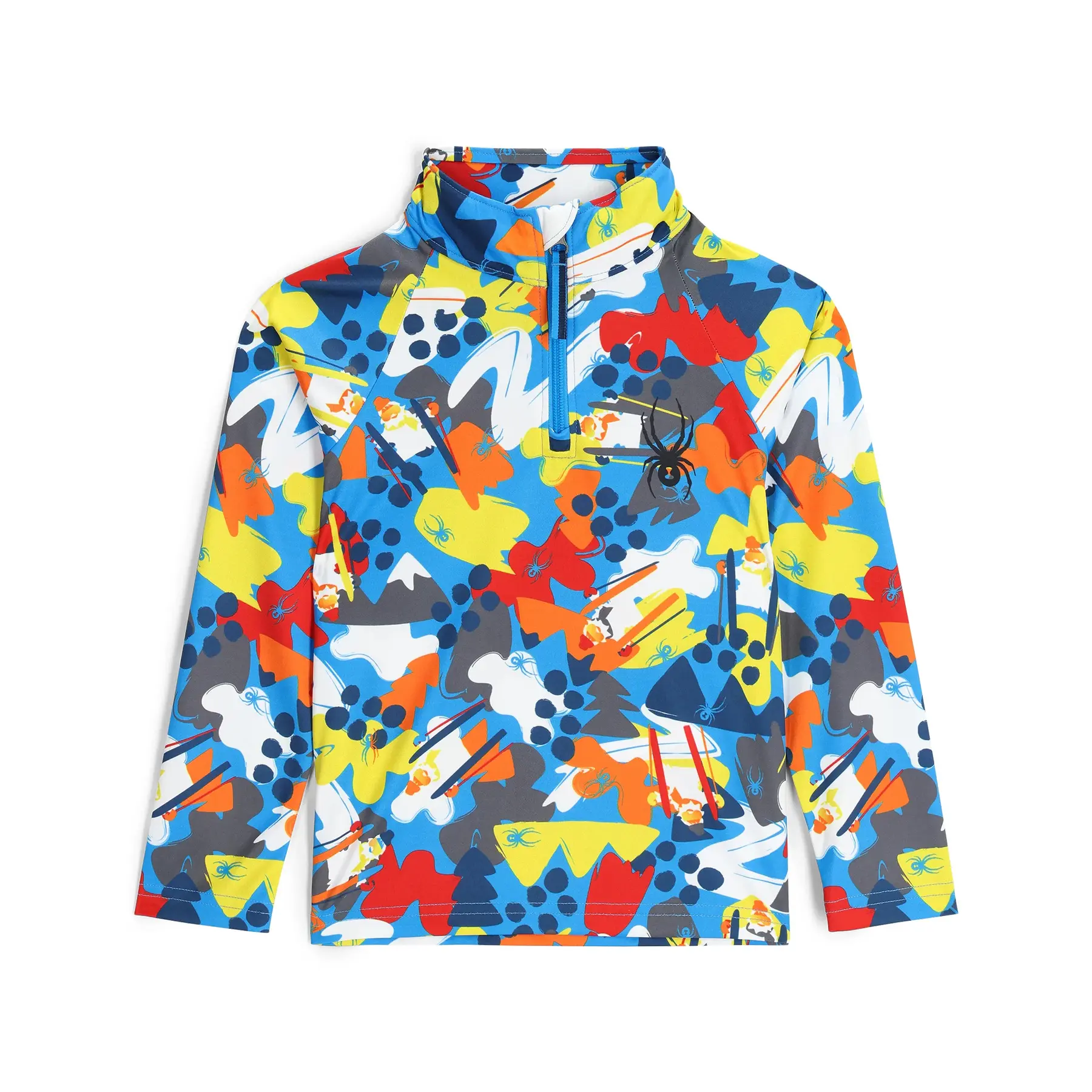 Ski-Jacke 1/2 Reißverschluss für Jungen Spyder Glacial